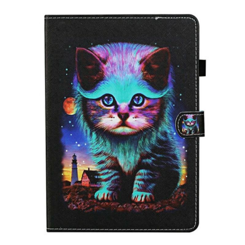 Flip Cover Samsung Galaxy Tab S8 / Tab S7 Elektrisk Kat