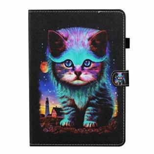 Flip Cover Samsung Galaxy Tab S8 / Tab S7 Elektrisk Kat