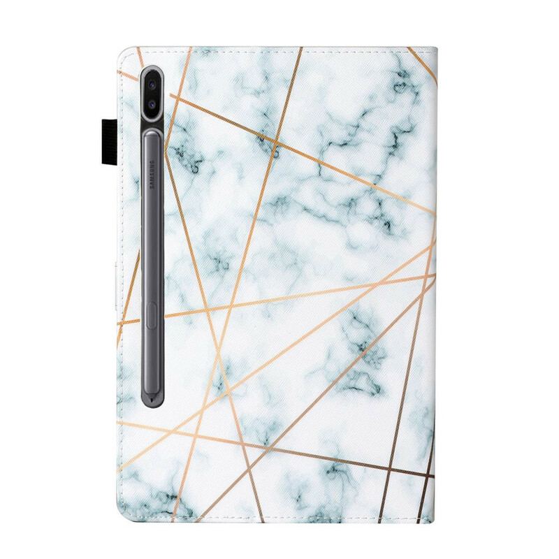 Flip Cover Samsung Galaxy Tab S8 / Tab S7 Marmor