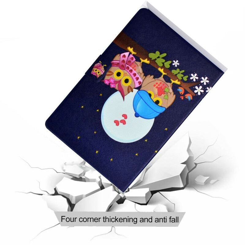 Flip Cover Samsung Galaxy Tab S8 / Tab S7 Sjove Ugler