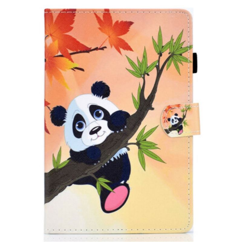 Flip Cover Samsung Galaxy Tab S8 / Tab S7 Sød Panda