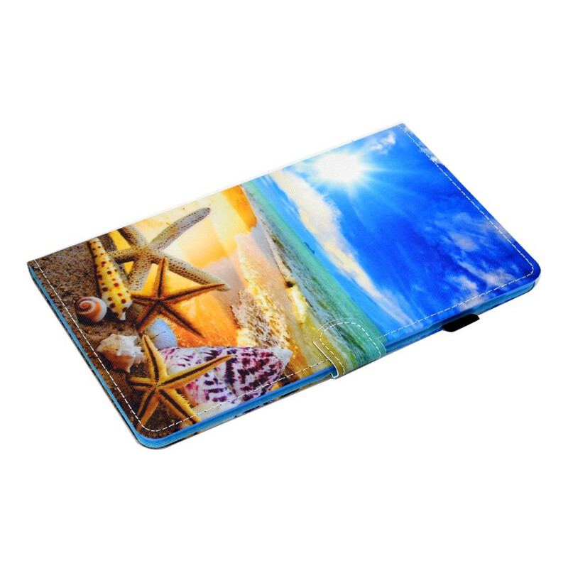 Læder Cover Samsung Galaxy Tab S8 / Tab S7 Sjov Strand