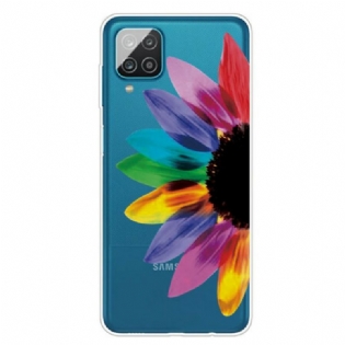 Cover Samsung Galaxy M12 / A12 Farverig Blomst