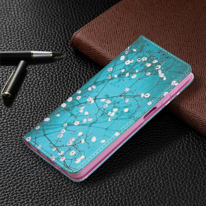 Cover Samsung Galaxy M12 / A12 Flip Cover Blomstrende Grene