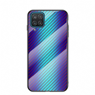 Cover Samsung Galaxy M12 / A12 Kulfiber Hærdet Glas