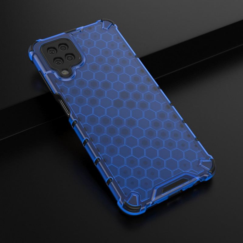 Cover Samsung Galaxy M12 / A12 Med Snor Med Honeycomb Ledning