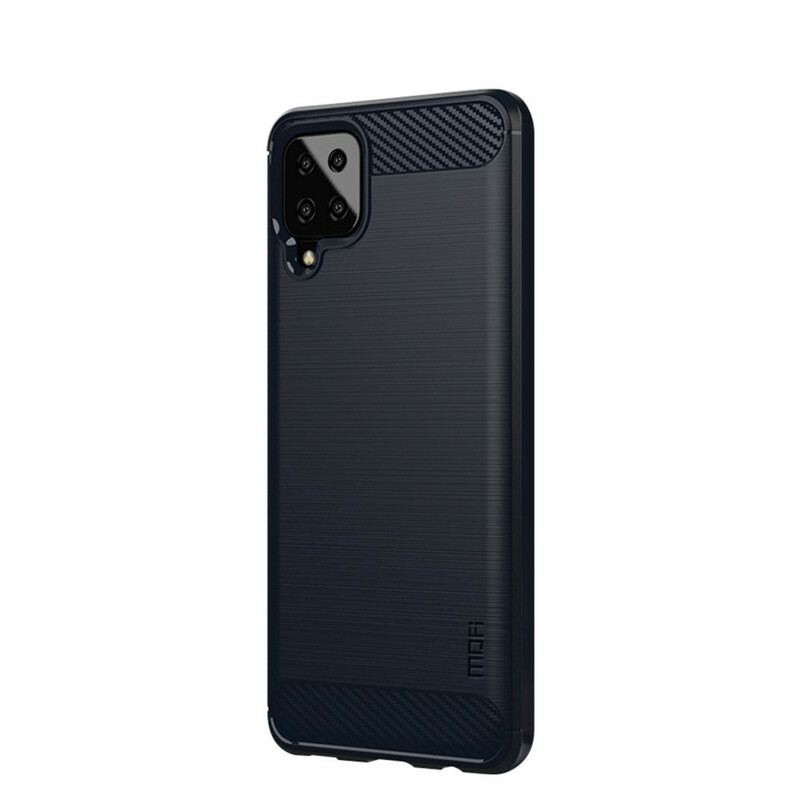 Cover Samsung Galaxy M12 / A12 Mofi Børstet Kulfiber