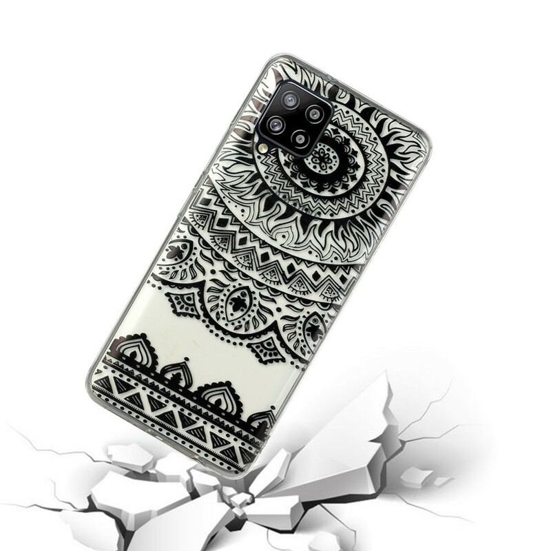 Cover Samsung Galaxy M12 / A12 Sømløse Blomster Mandala