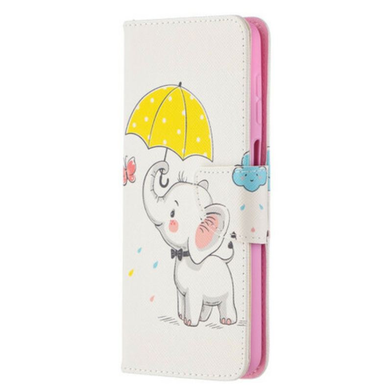 Flip Cover Samsung Galaxy M12 / A12 Baby Elefant