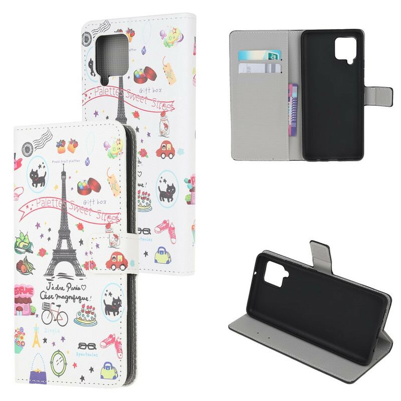 Flip Cover Samsung Galaxy M12 / A12 Jeg Elsker Paris