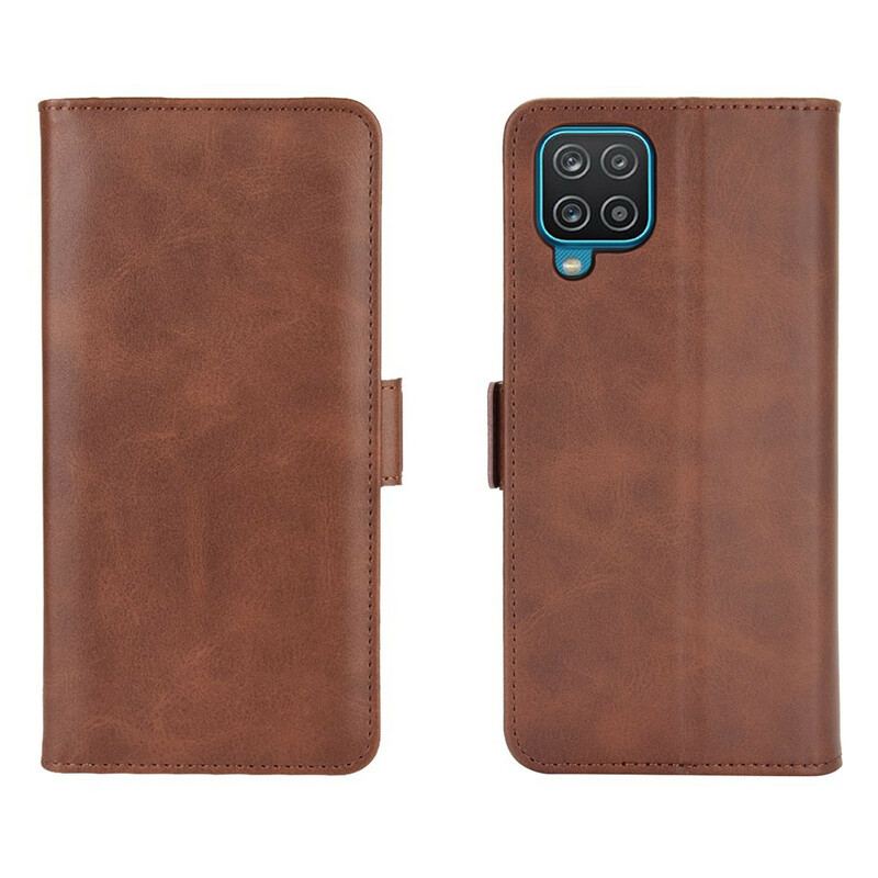 Flip Cover Samsung Galaxy M12 / A12 Læder Cover Dobbelt Klap