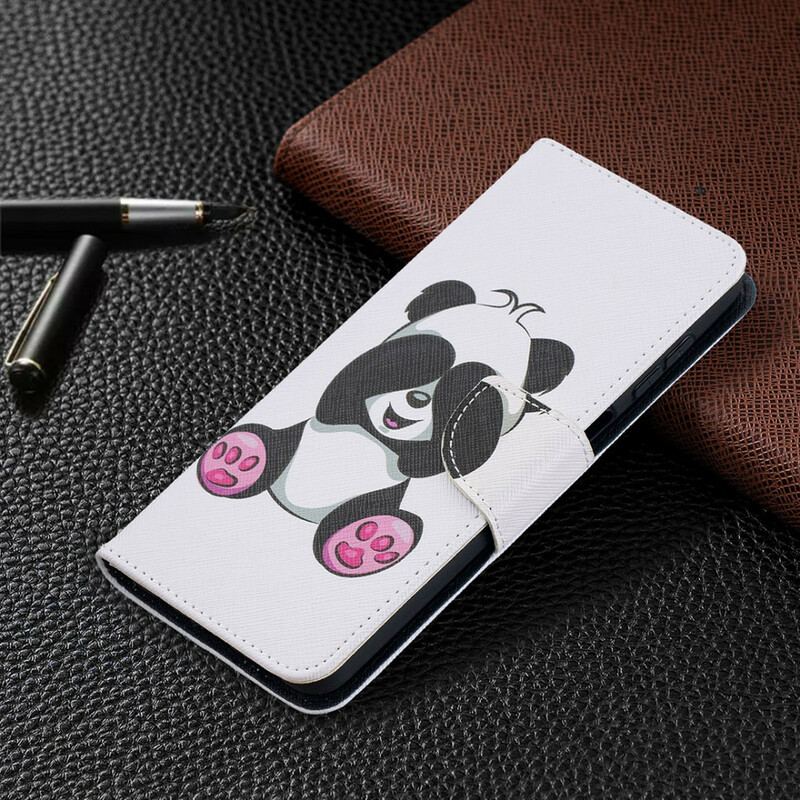 Flip Cover Samsung Galaxy M12 / A12 Panda Sjov