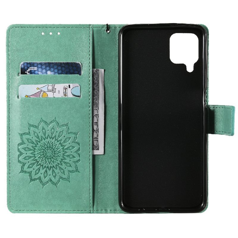 Flip Cover Samsung Galaxy M12 / A12 Solblomst