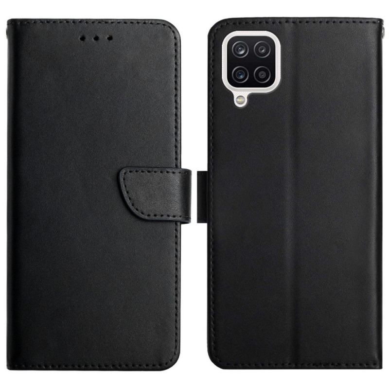 Læder Cover Samsung Galaxy M12 / A12 Ægte Nappa Læder