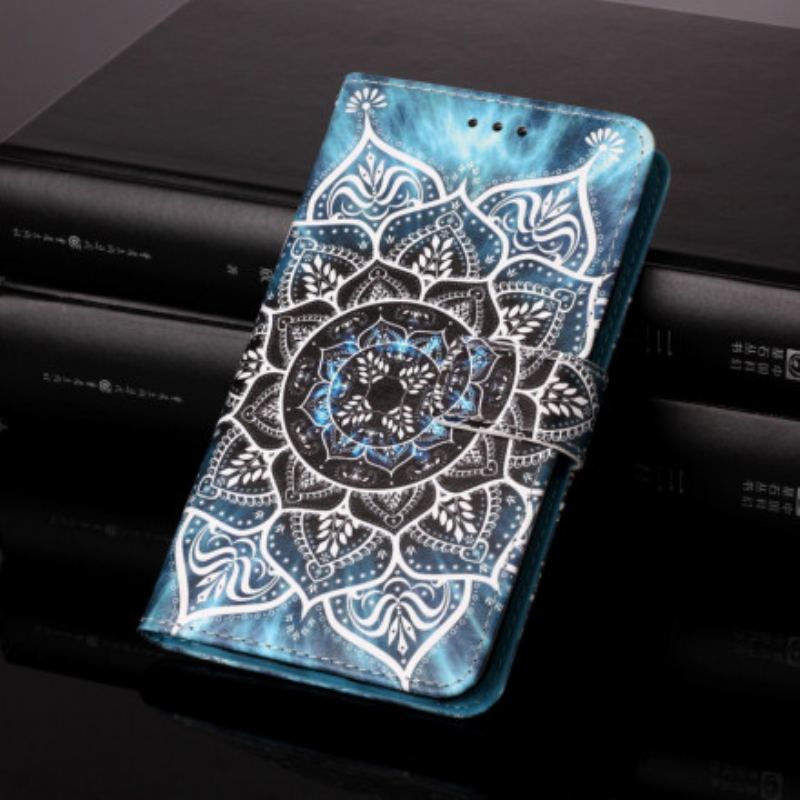 Læder Cover Samsung Galaxy M12 / A12 Mandala I Himlen