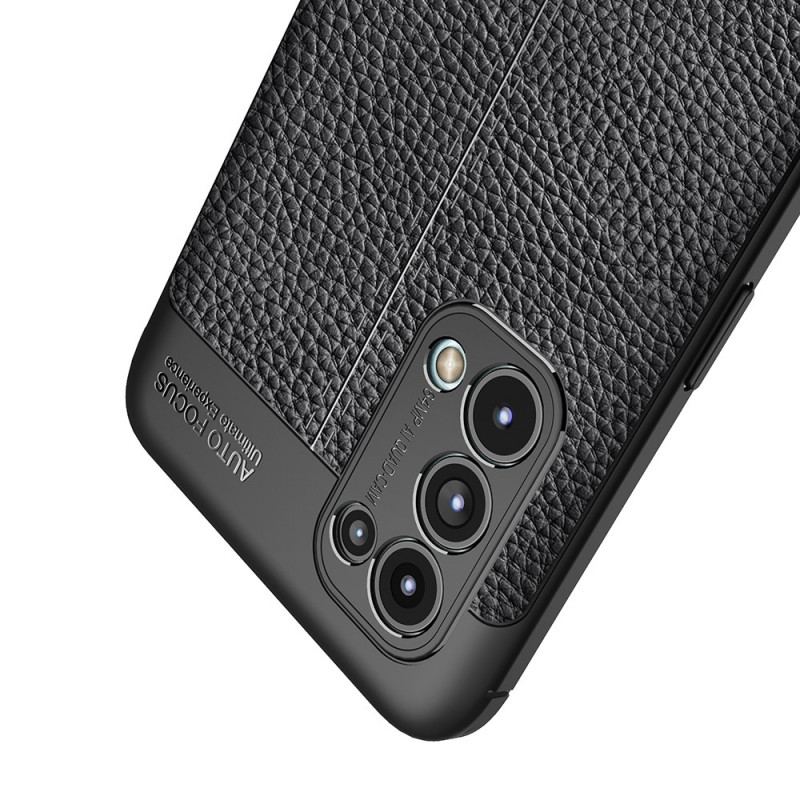 Cover Oppo Find X3 Lite Dobbelt Linje Litchi Læder Effekt