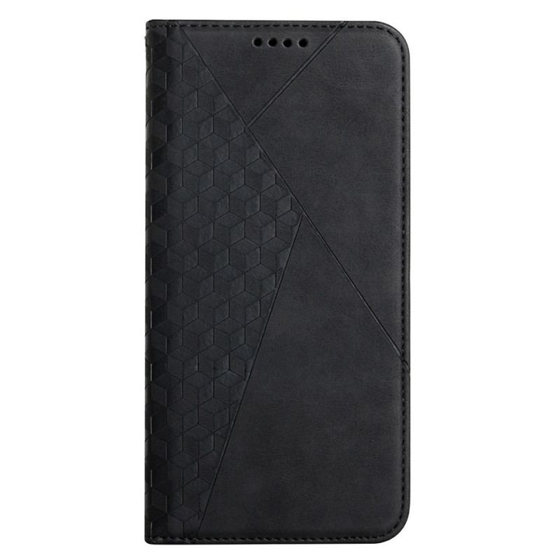 Cover Oppo Find X3 Lite Flip Cover Geo Lædereffekt