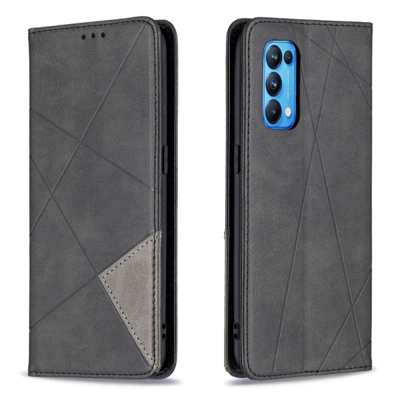 Cover Oppo Find X3 Lite Flip Cover Kunstner Stil