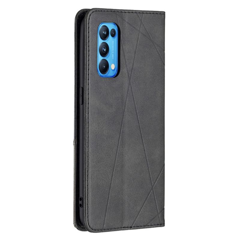 Cover Oppo Find X3 Lite Flip Cover Kunstner Stil