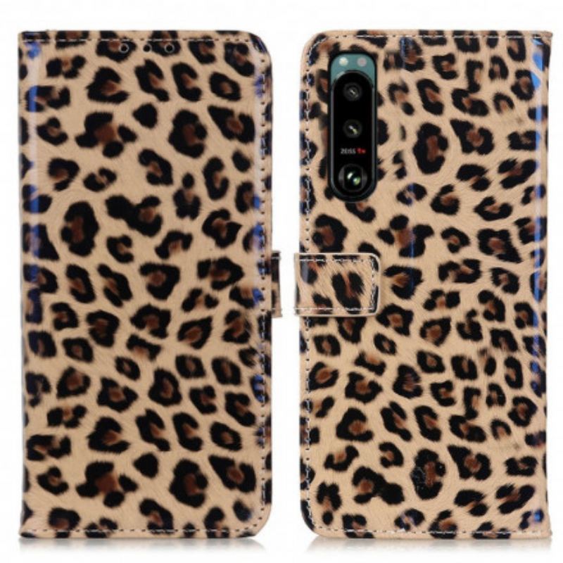 Flip Cover Sony Xperia 5 III Almindelig Leopard