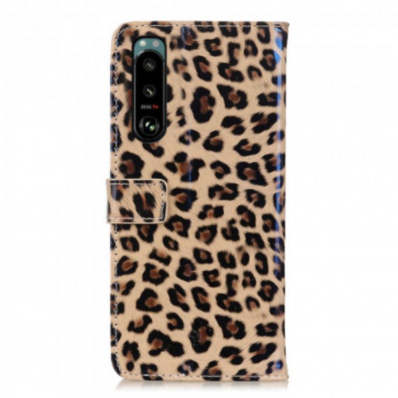 Flip Cover Sony Xperia 5 III Almindelig Leopard