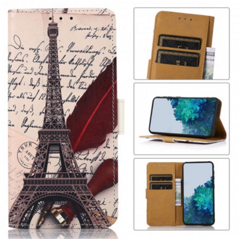 Flip Cover Sony Xperia 5 III Poetens Eiffeltårn
