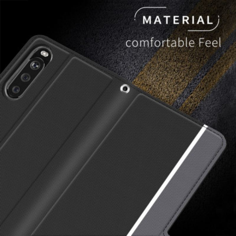 Læder Cover Sony Xperia 5 III Bicolor Baiyu-serien