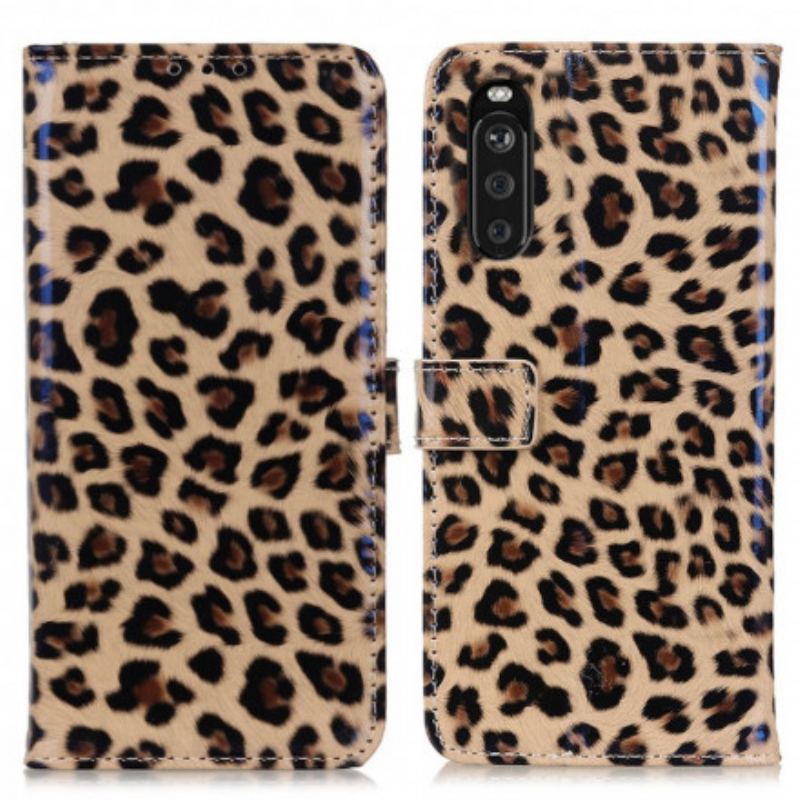 Læder Cover Sony Xperia 5 III Leopard