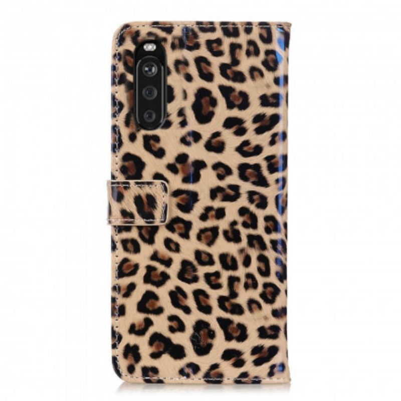 Læder Cover Sony Xperia 5 III Leopard