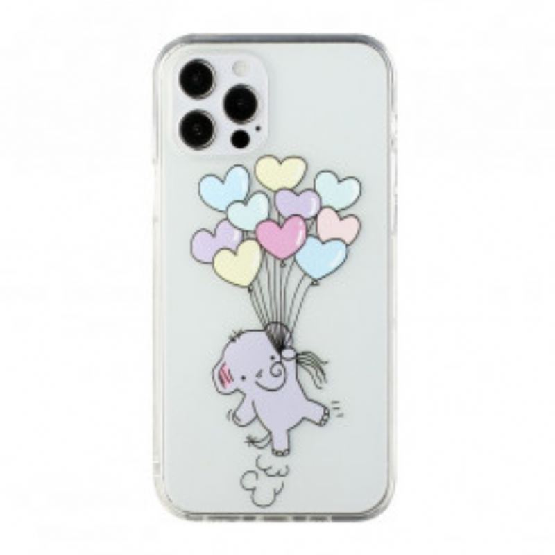 Cover iPhone 12 / 12 Pro Elefant Balloner