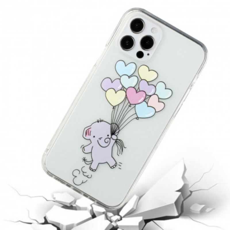 Cover iPhone 12 / 12 Pro Elefant Balloner