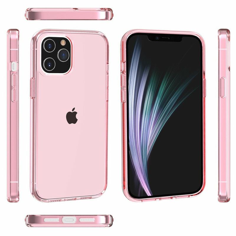 Cover iPhone 12 / 12 Pro Farvet Gennemsigtig