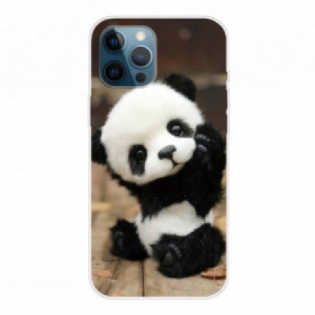 Cover iPhone 12 / 12 Pro Fleksibel Panda