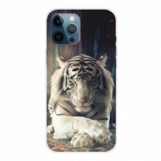 Cover iPhone 12 / 12 Pro Fleksibel Tiger