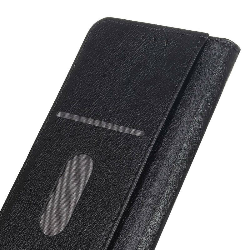 Cover iPhone 12 / 12 Pro Flip Cover Litchi Split Læder Business