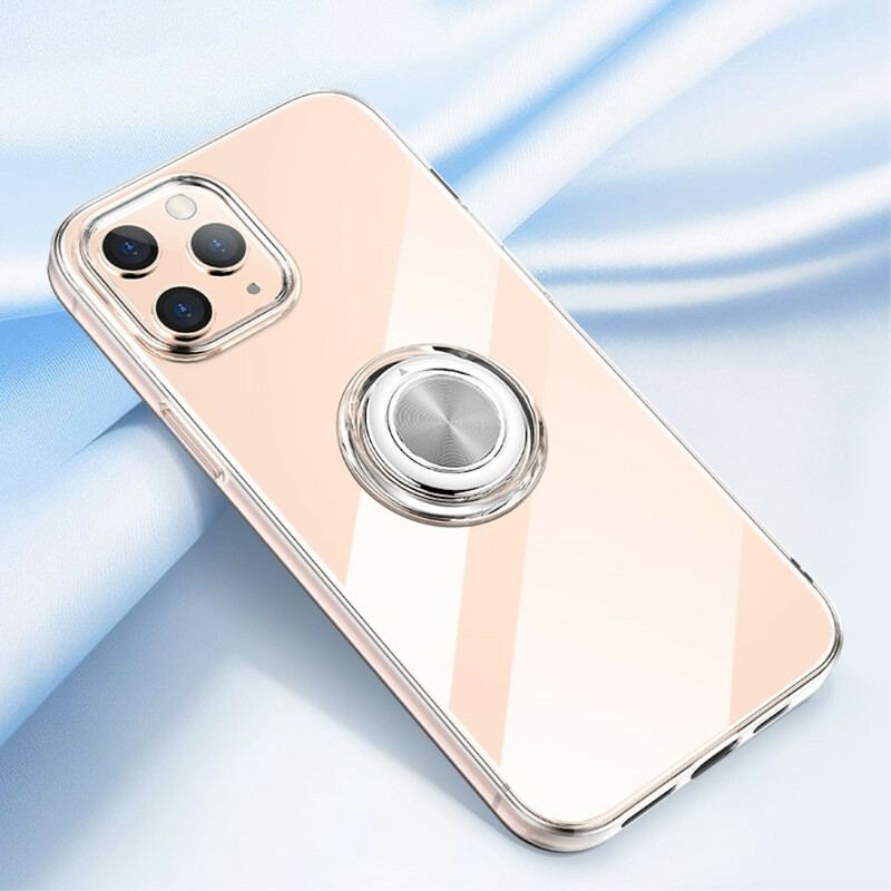 Cover iPhone 12 / 12 Pro Gennemsigtig Med Ring-support