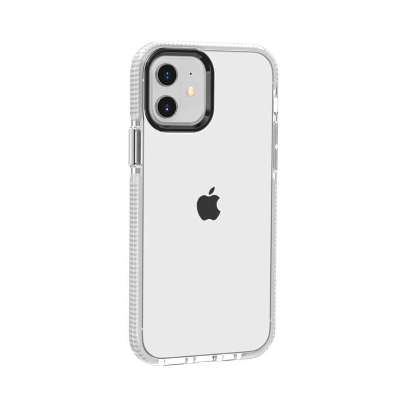 Cover iPhone 12 / 12 Pro Gennemsigtige Silikonekanter