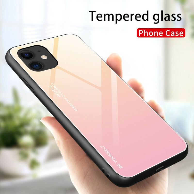 Cover iPhone 12 / 12 Pro Hærdet Glas Vær Dig Selv