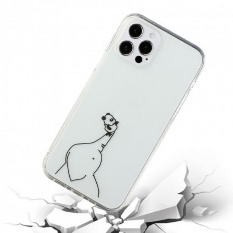 Cover iPhone 12 / 12 Pro Panda Logo Spil
