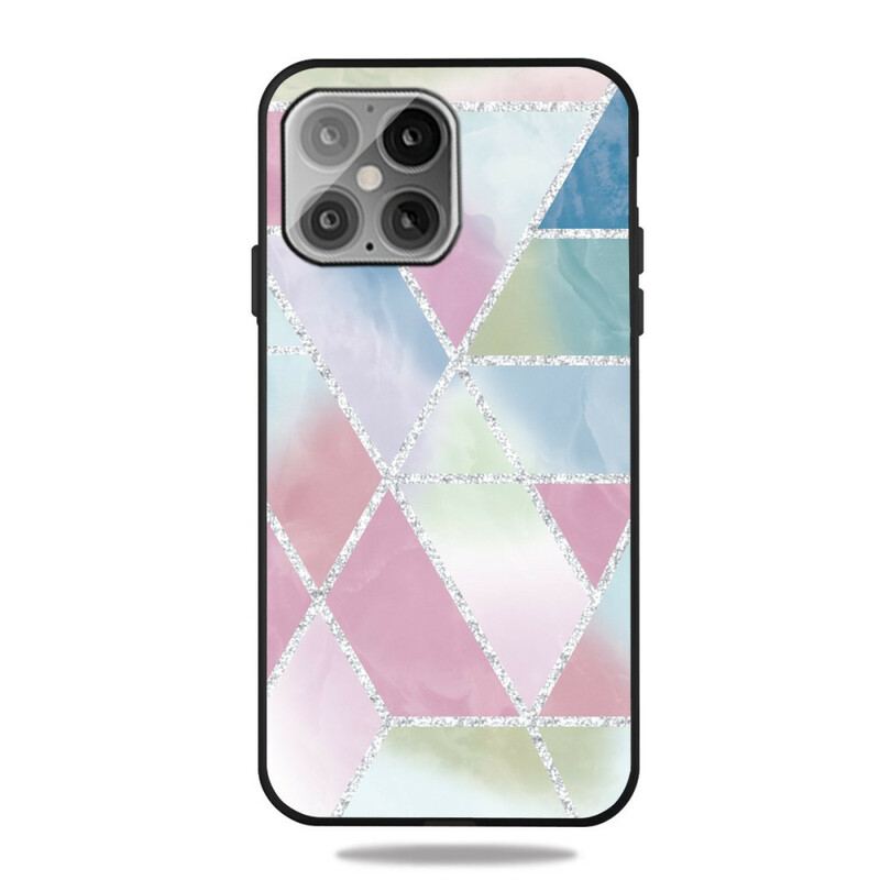 Cover iPhone 12 / 12 Pro Stiliseret Marmor