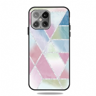 Cover iPhone 12 / 12 Pro Stiliseret Marmor