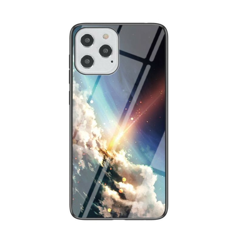 Cover iPhone 12 / 12 Pro Stjernehimmel Hærdet Glas