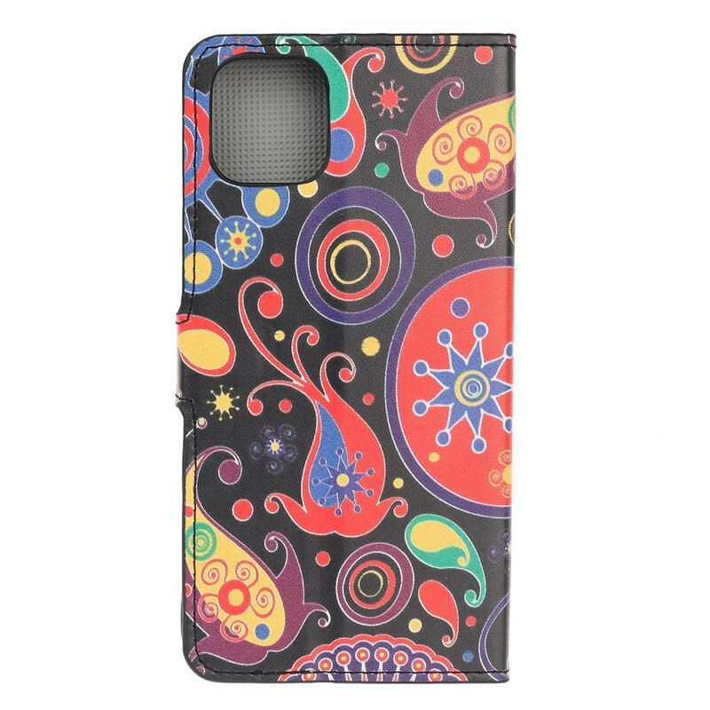 Flip Cover iPhone 12 / 12 Pro Galaxy Design