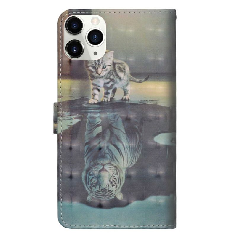 Flip Cover iPhone 12 / 12 Pro Lys Spot Ernest The Tiger