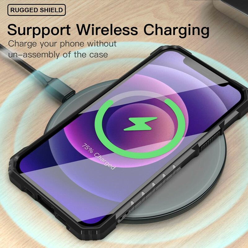 Mobilcover iPhone 12 / 12 Pro Frostet Med Ring-support