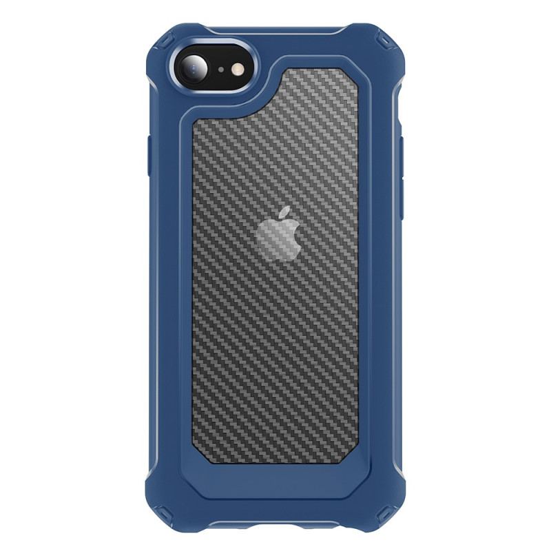 Cover iPhone SE 3 / SE 2 / 8 / 7 Carbon Fiber Hybrid