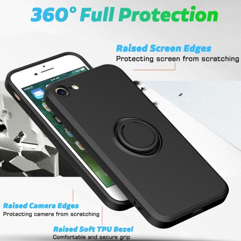 Cover iPhone SE 3 / SE 2 / 8 / 7 Farve Med Ring-support