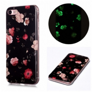 Cover iPhone SE 3 / SE 2 / 8 / 7 Fluorescerende Blomster