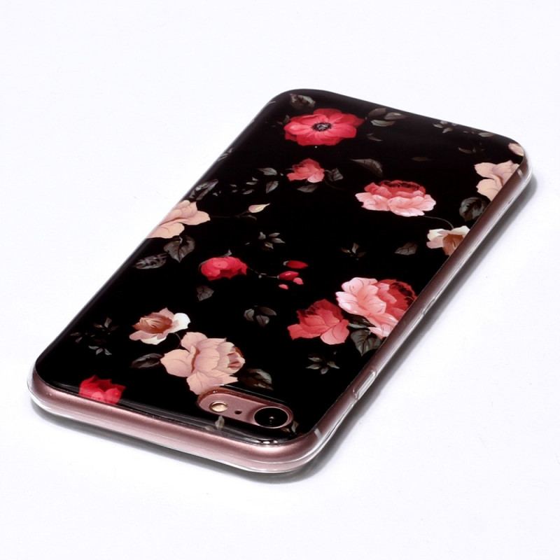 Cover iPhone SE 3 / SE 2 / 8 / 7 Fluorescerende Blomster