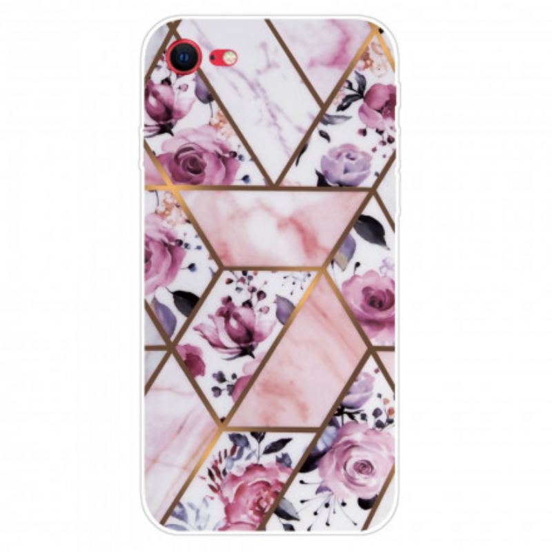 Cover iPhone SE 3 / SE 2 / 8 / 7 Geometrisk Marmor